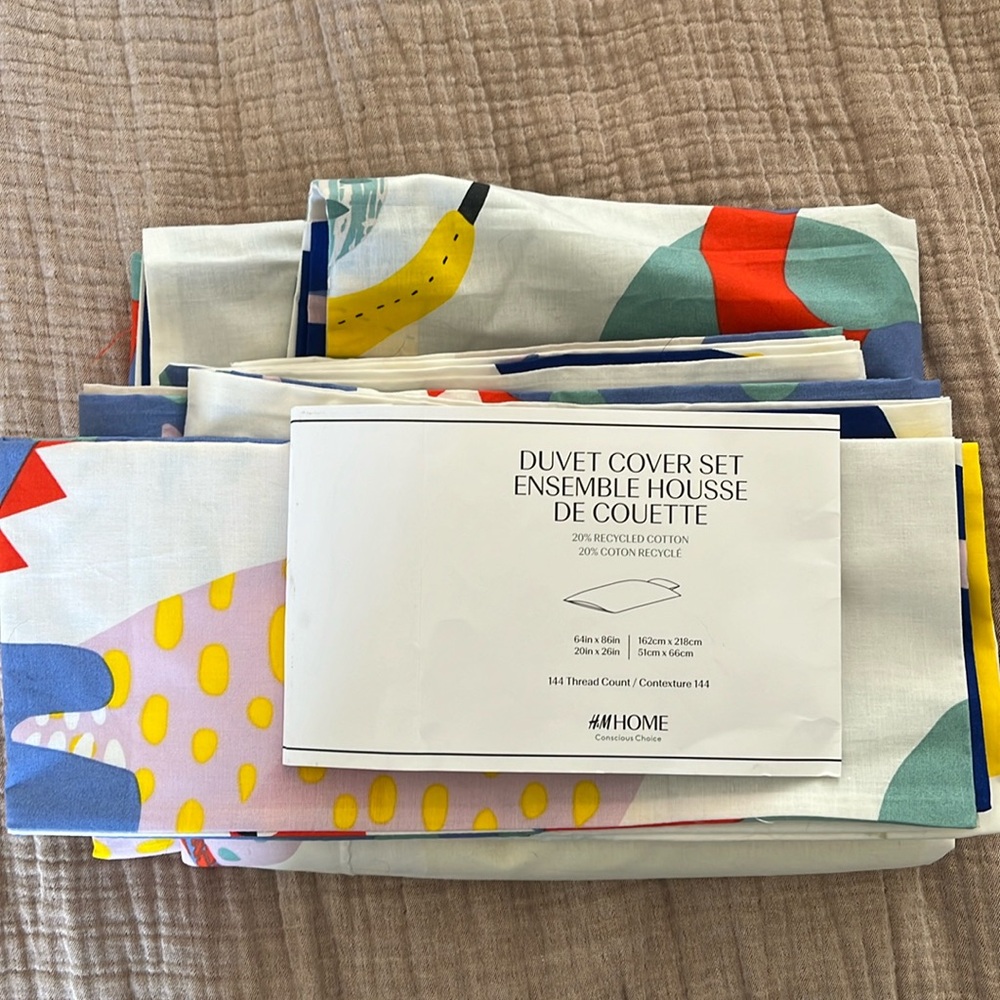 NWT H&M HOME twin duvet